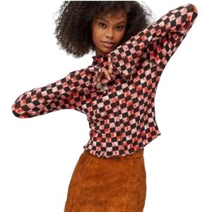 Urban Outfitters Women's Sunday Textured Long Sleeve Top